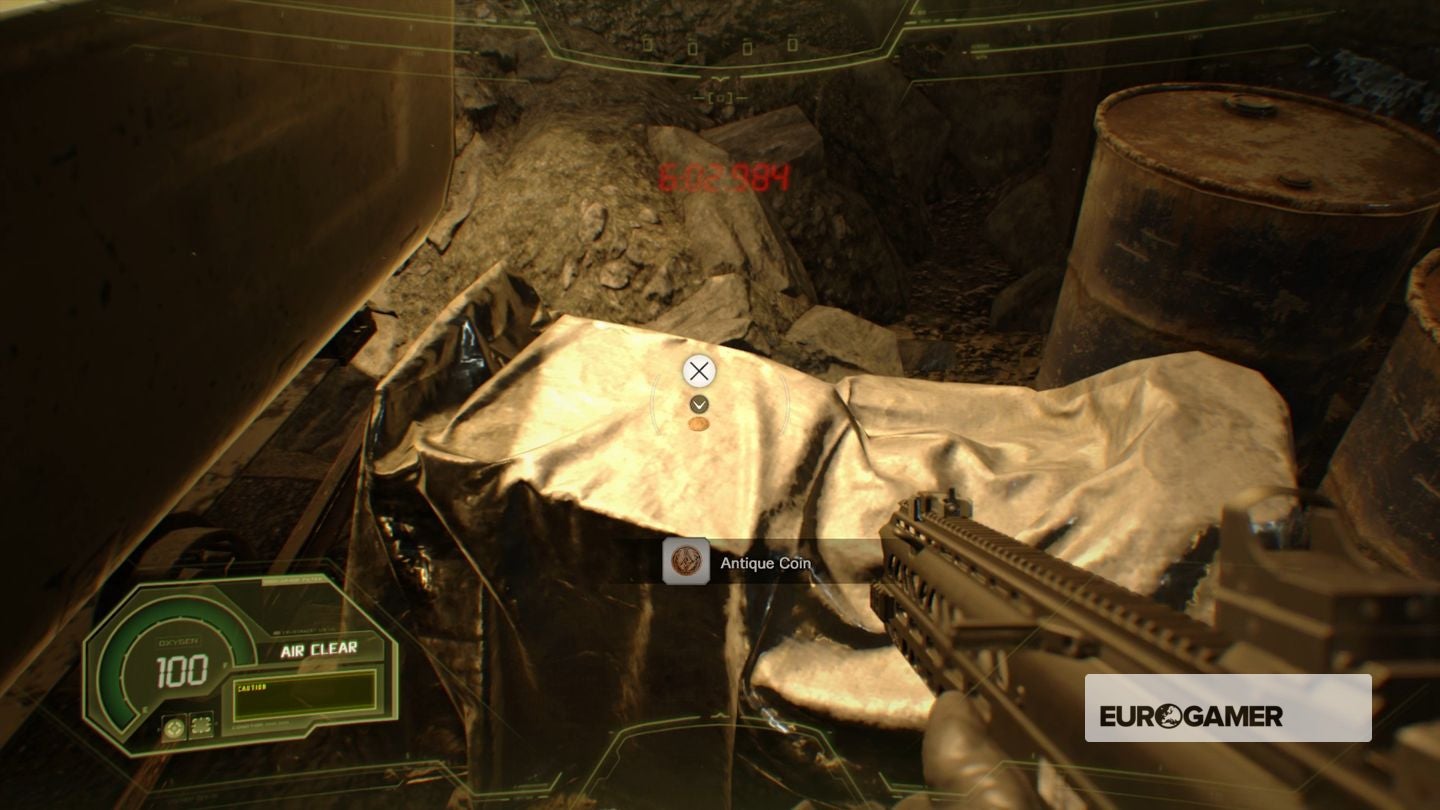 RE7 Not a Hero Find liquid nitrogen to deactivate the bomb before the